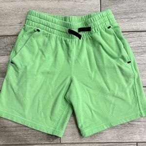 Boys Athletic Drawstring Shorts - Light Green